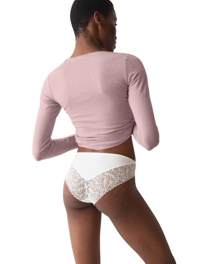 Бикини Триумф Класическа кройка Pretty Modal Tai  копринено бели
