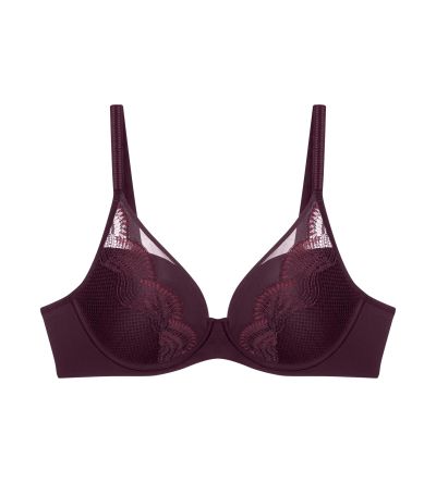 Сутиен Триумф с банел и оформена чапка Comfort Glam WP бордо