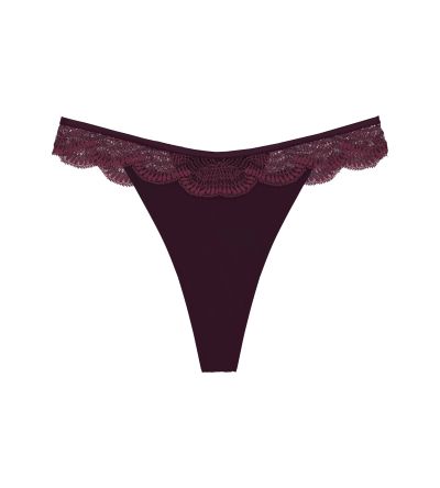 Бикини Тип Прашка Comfort Glam String бордо