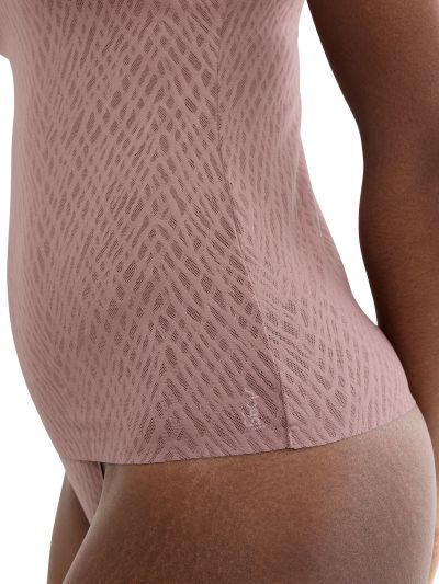 Сутиен Слоги тип потник без балел с оформена чашка с Push Up ефект Zero Feel Bliss The Up Push Up Shirt цвят какао