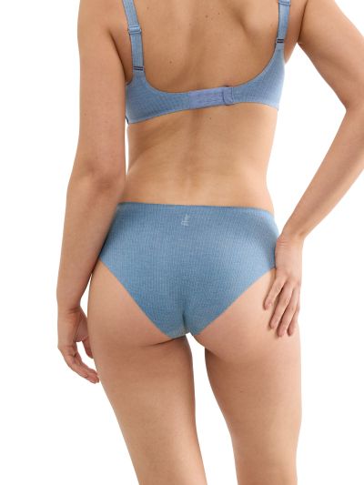 Бикини Слоги класическа кройка Sloggi zero Feel Pure High Leg Tai светло сини