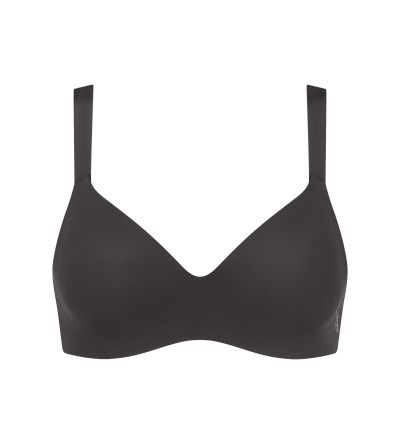 Сутиен Слоги без банел с оформена чашка с повдигащ Push Up ефект Zero Feel 2.0 The Up TShirt Bra черен