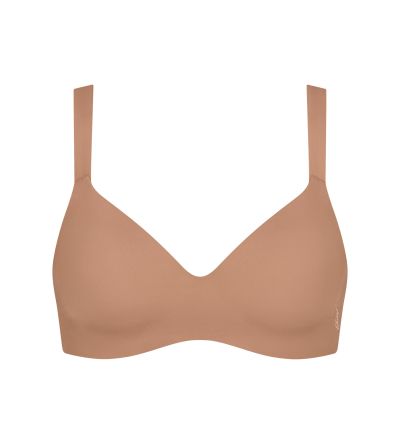 Сутиен Слоги без банел с оформена чашка с повдигащ Push Up ефект Zero Feel 2.0 The Up TShirt Bra бежев
