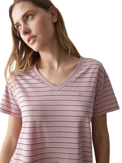 Нощница Триумф с къс ръкав Nightdresses NDK 08 X нежно розово